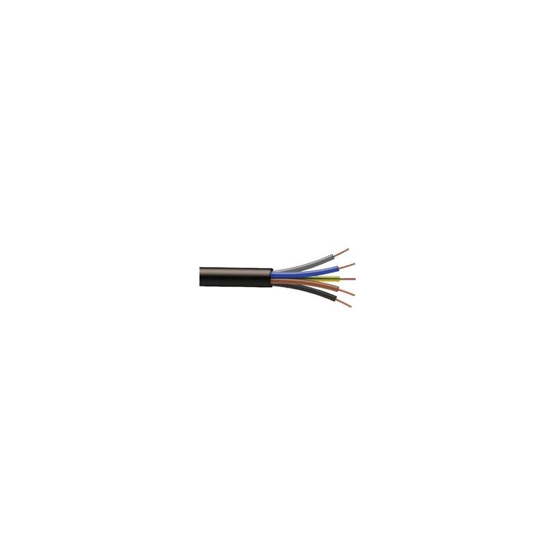 Câble électrique R02V 5G2.5² G/N/M/B/VJ - Couronne de 50m