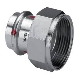 Raccord électrozingué droit...