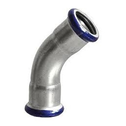 Coude 45° FF Inox à Sertir
